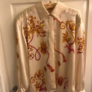 Escada vintage silk blouse by Margaretha Ley size 38